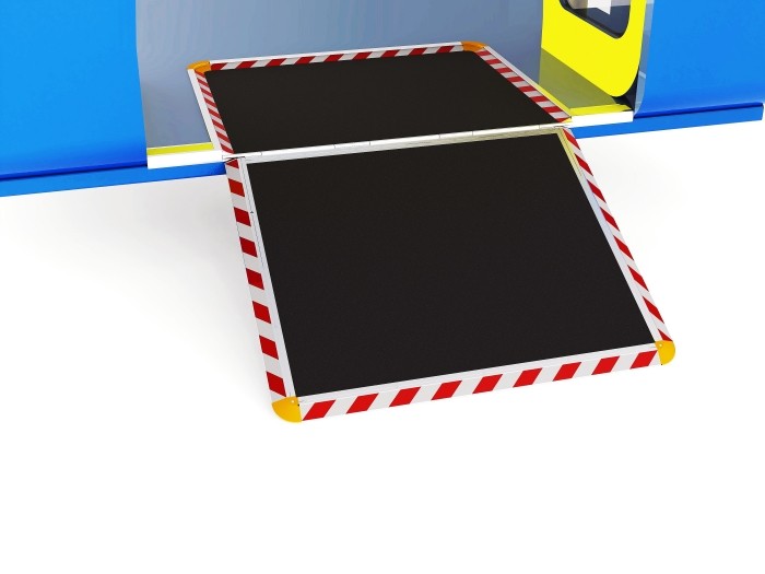 manual wheelchair ramp bus 2