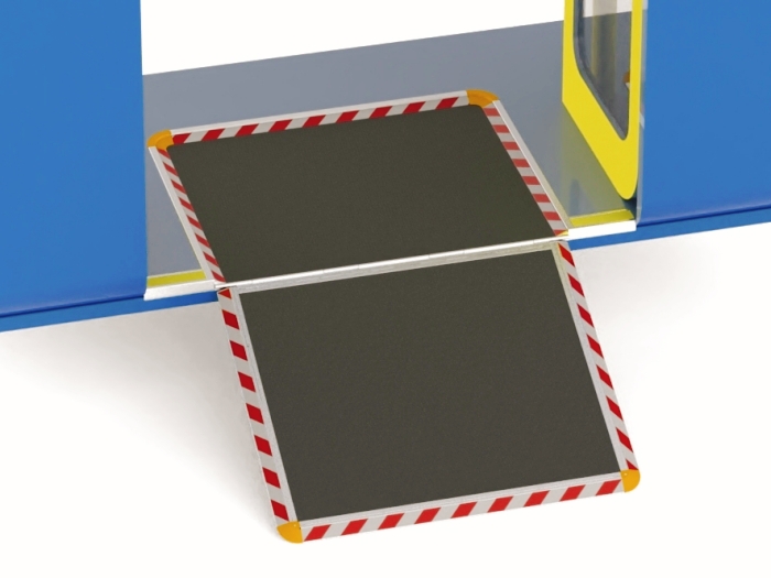 manual wheelchair ramp bus