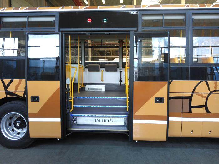 Wheelchair Lift in bus step 2