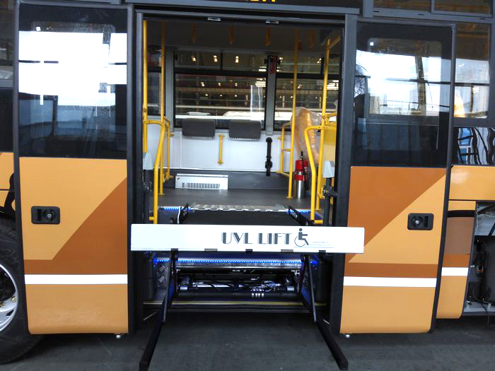 Wheelchair Lift in bus step 3